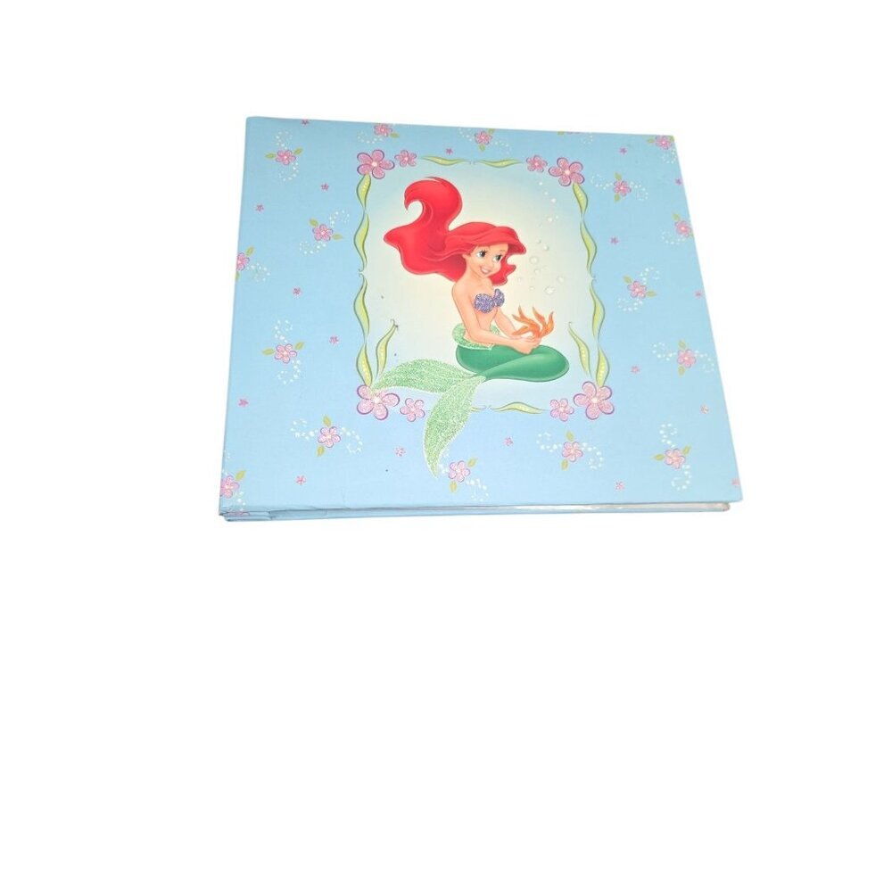 Sandy Lion Disney Princess Ariel 8 X 8 Scrapbook Album Blue 10 Pages